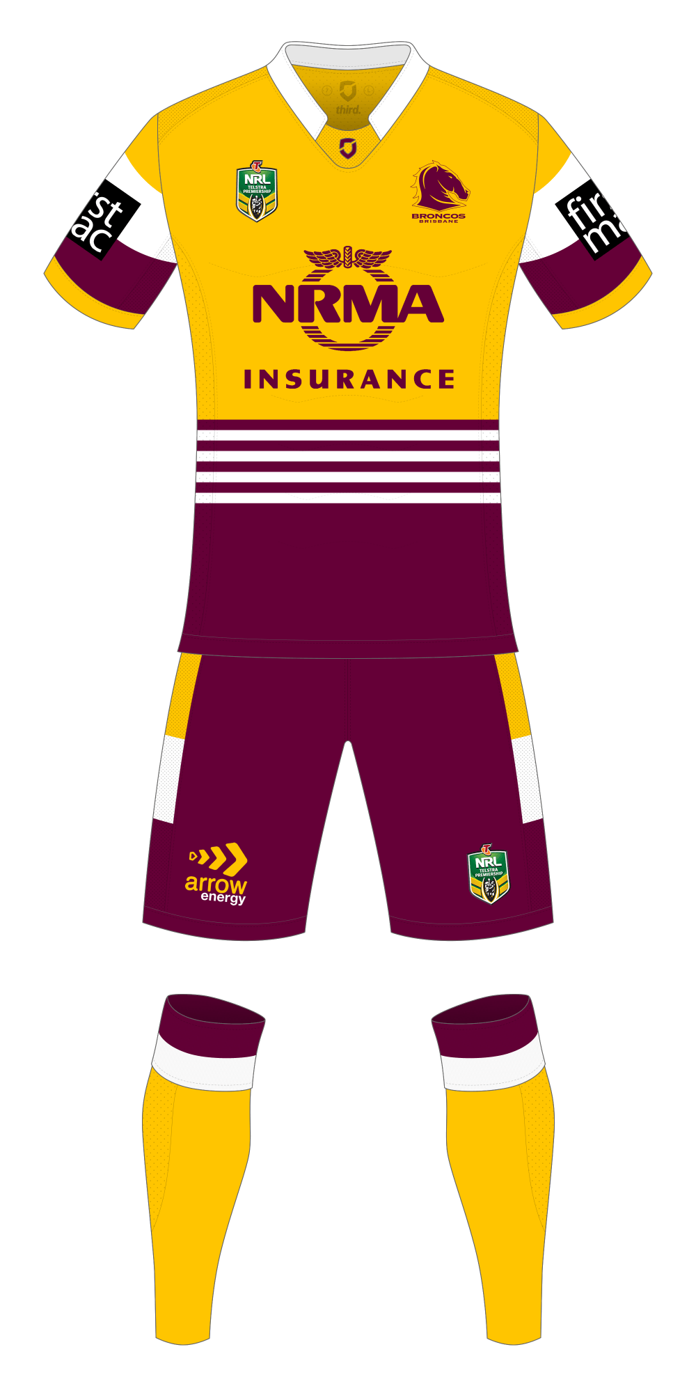Brisbane Broncos Away Kit