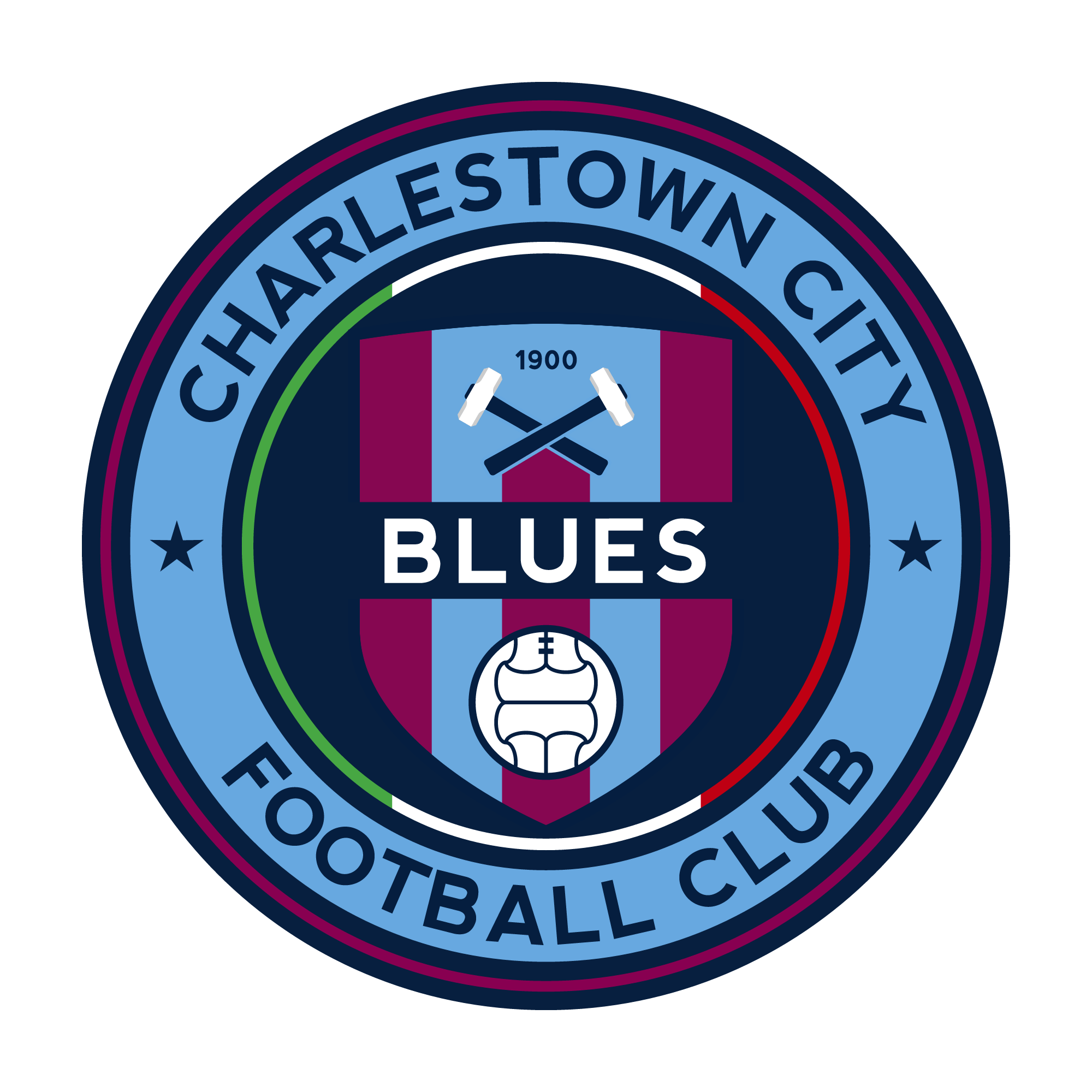 Charlestown City Blues FC — Third Sports Design by Dean Robinson