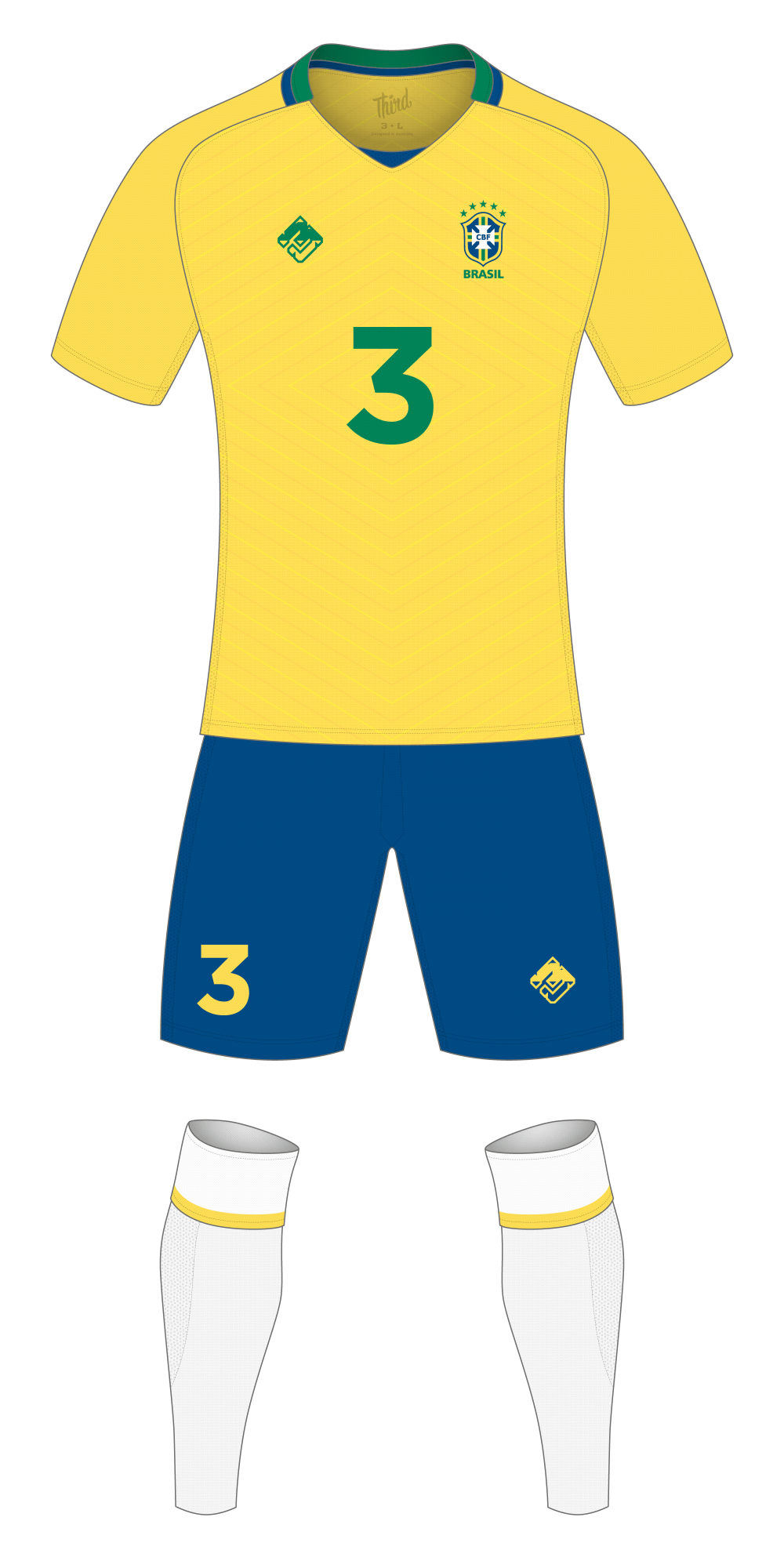 Brazil World Cup 2018 concept