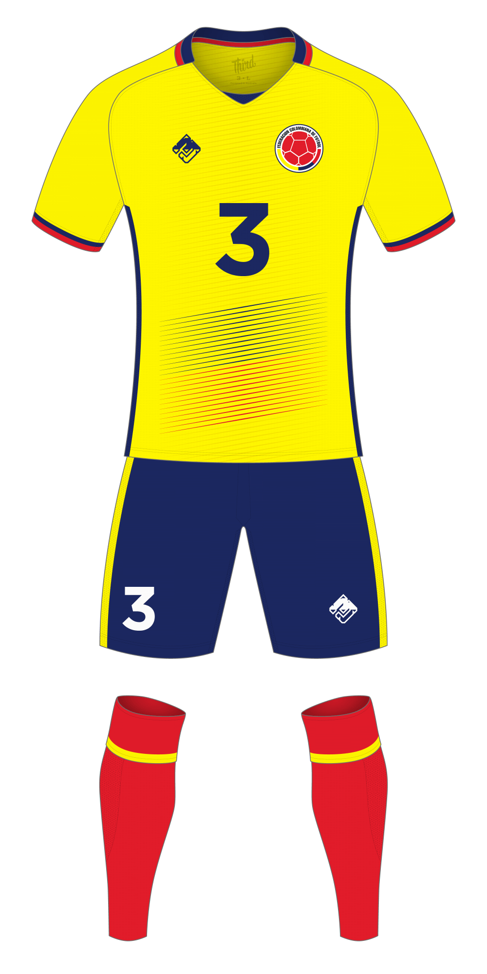 Colombia World Cup 2018 concept