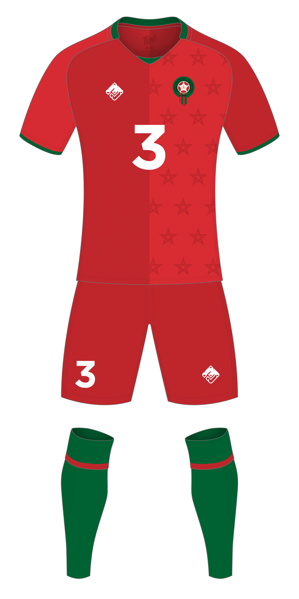 Morocco World Cup 2018 concept