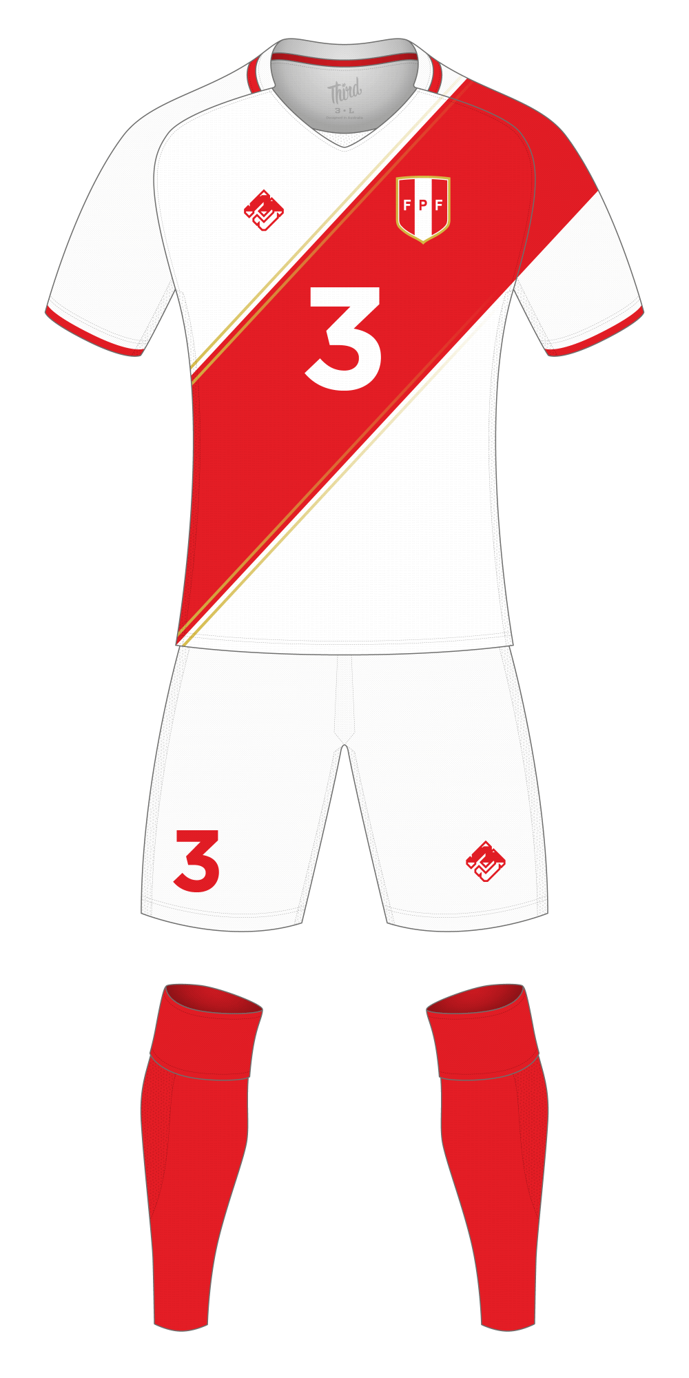 Peru World Cup 2018 concept
