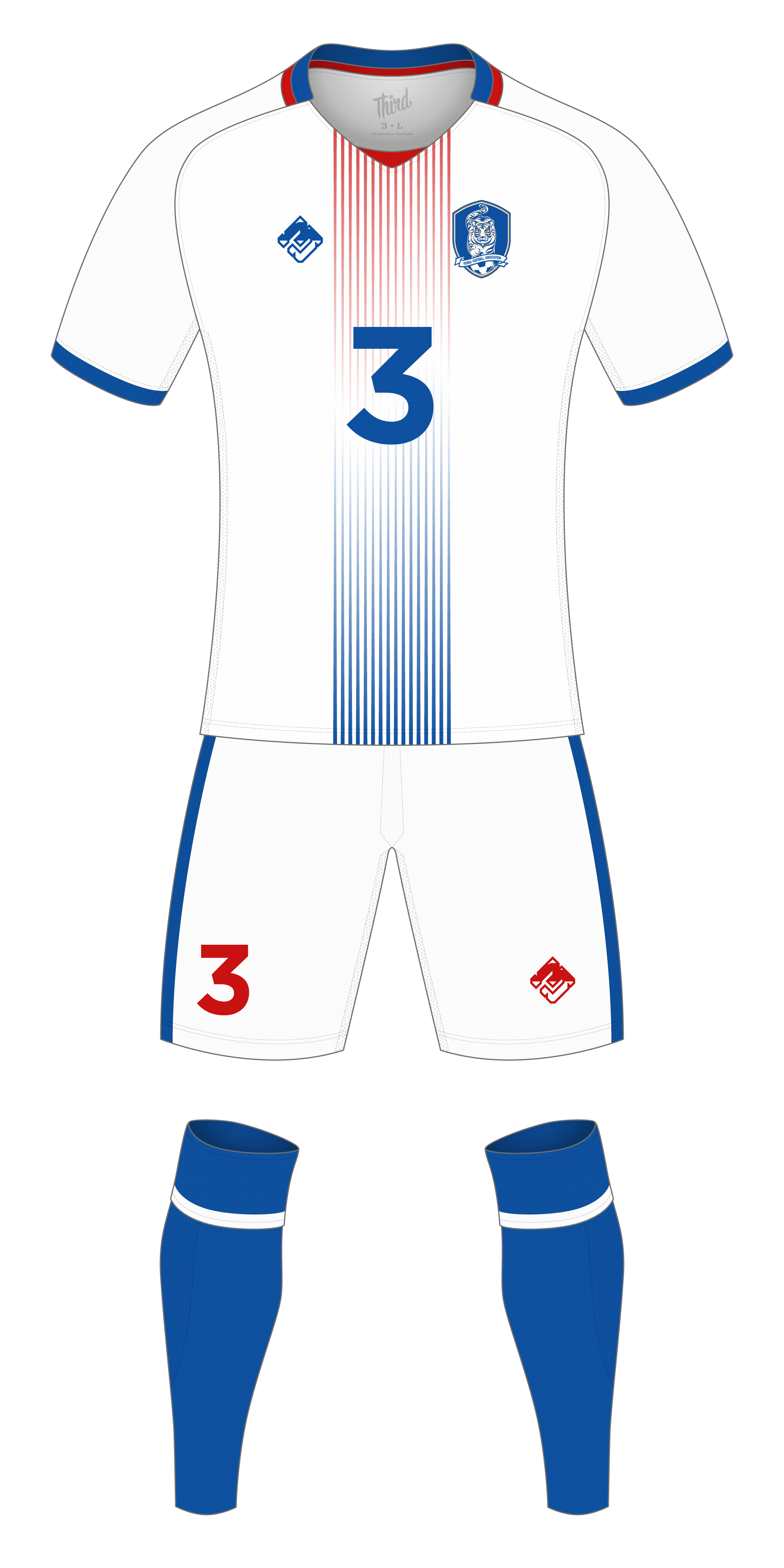 South Korea World Cup 2018 concept — Third Sports Design by Dean Robinson