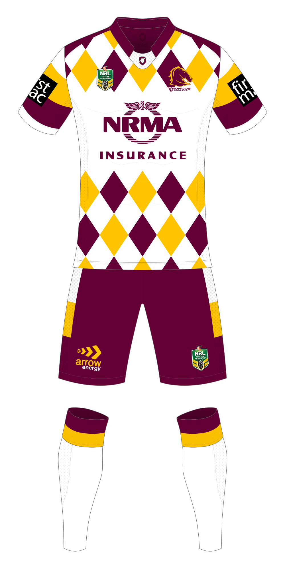 Brisbane Broncos Heritage Kit