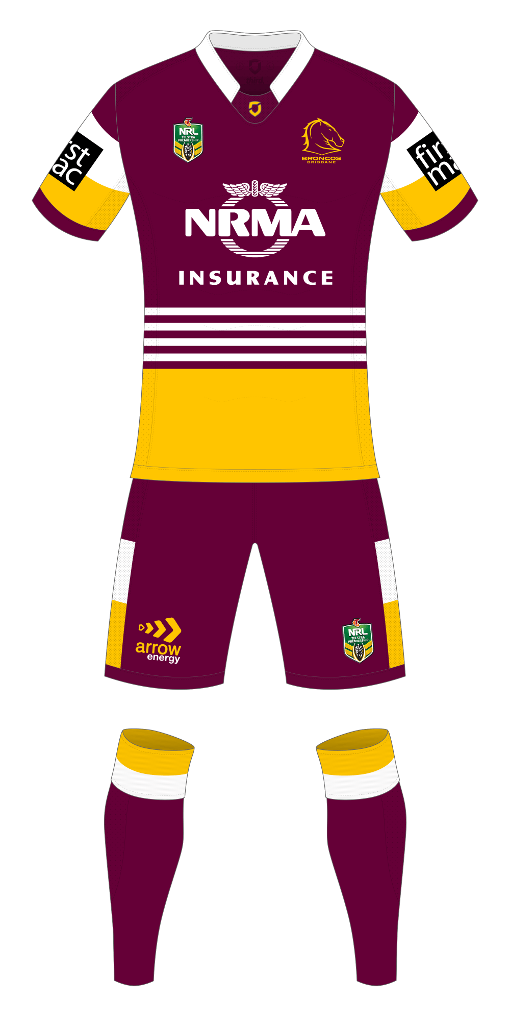 Brisbane Broncos Home Kit