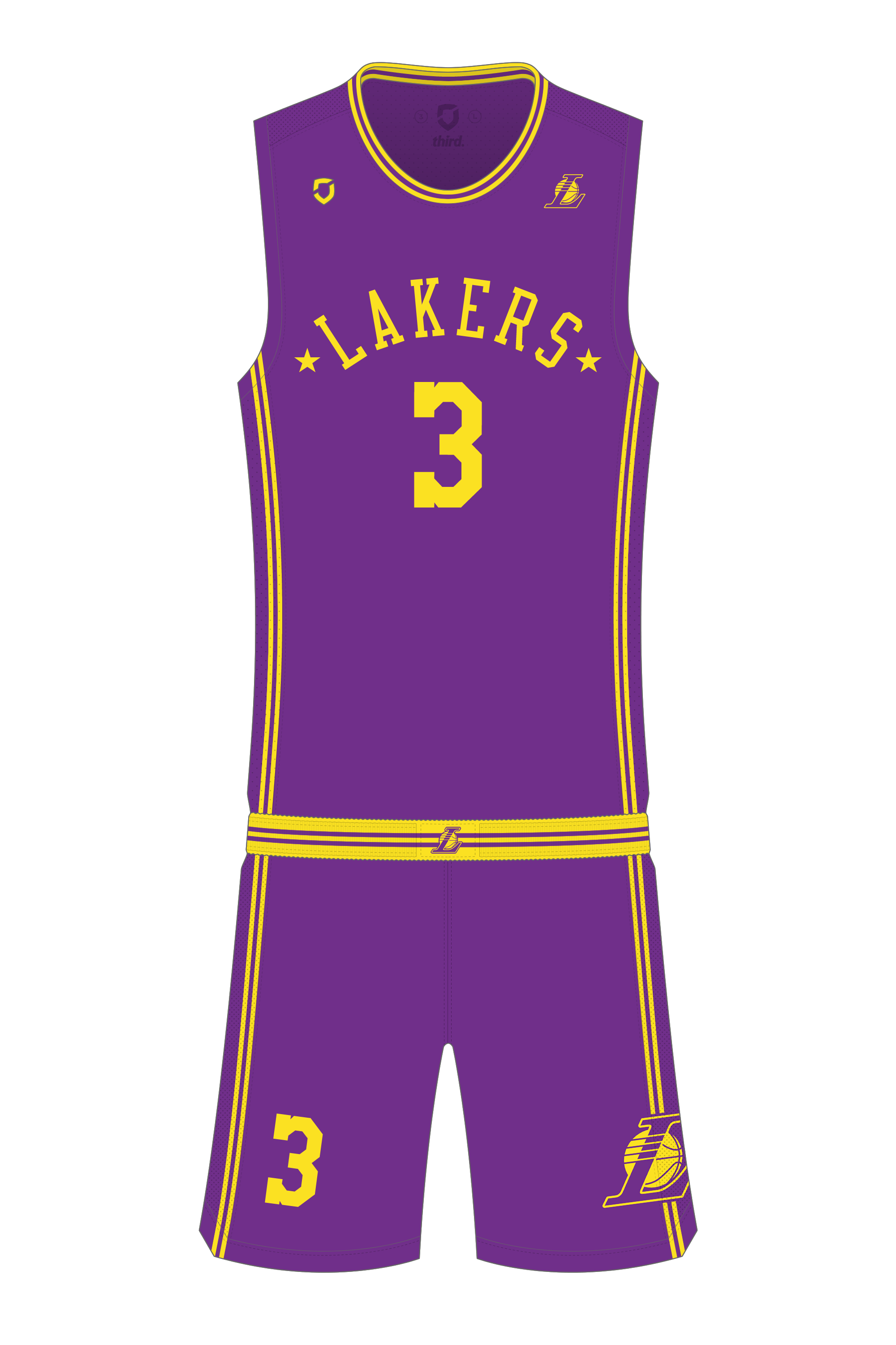 Los Angeles Lakers Alternate — Third Sports Design by Dean Robinson