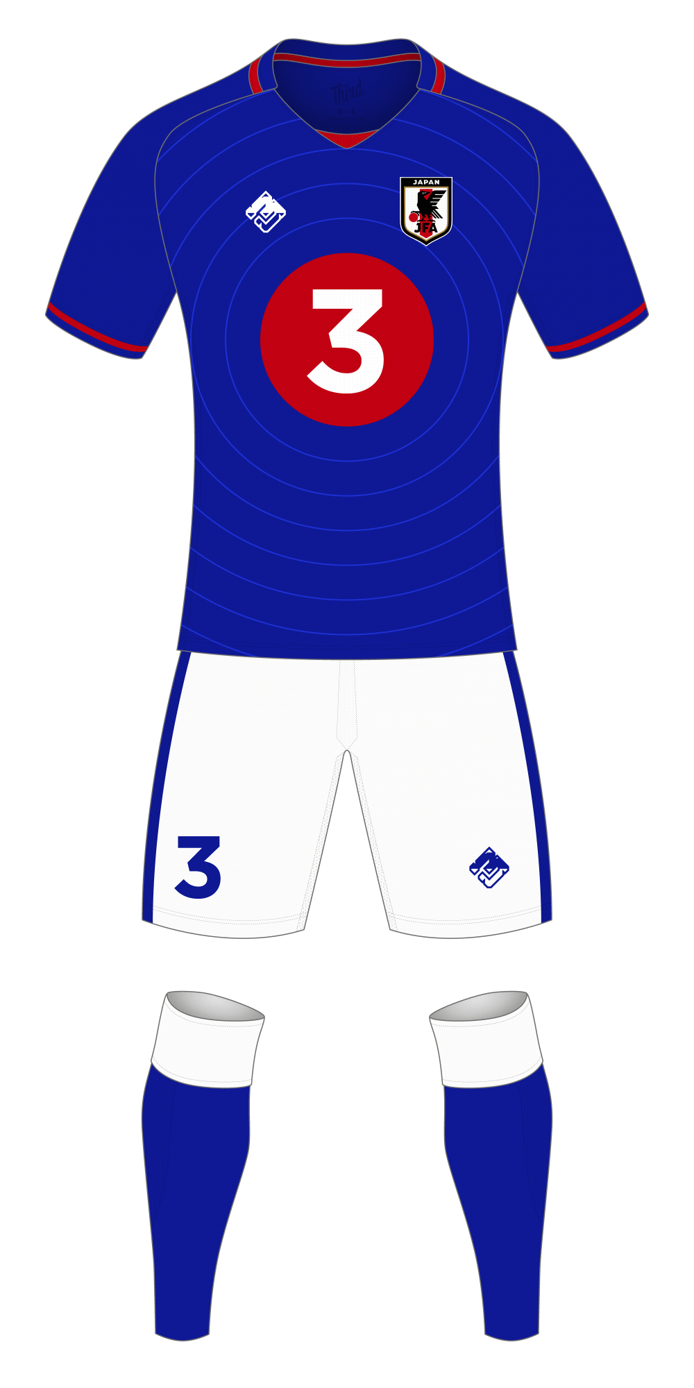 Japan World Cup 2018 concept