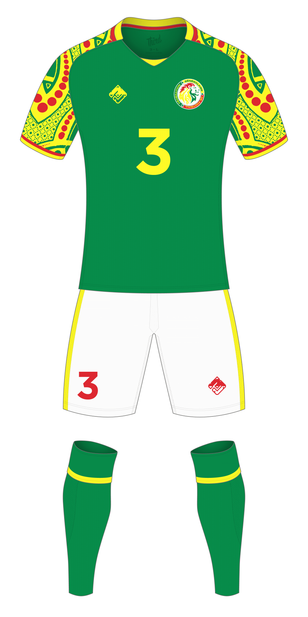 Senegal World Cup 2018 concept