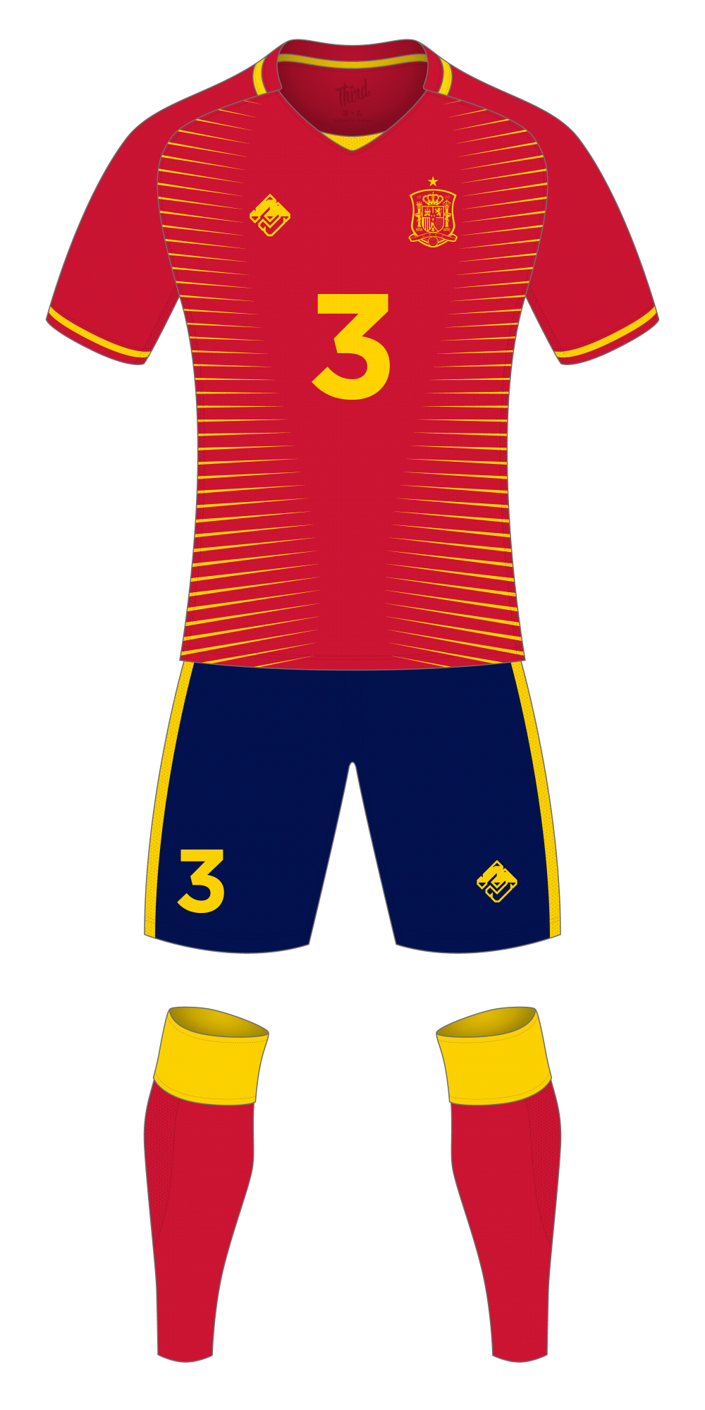 Spain World Cup 2018 concept