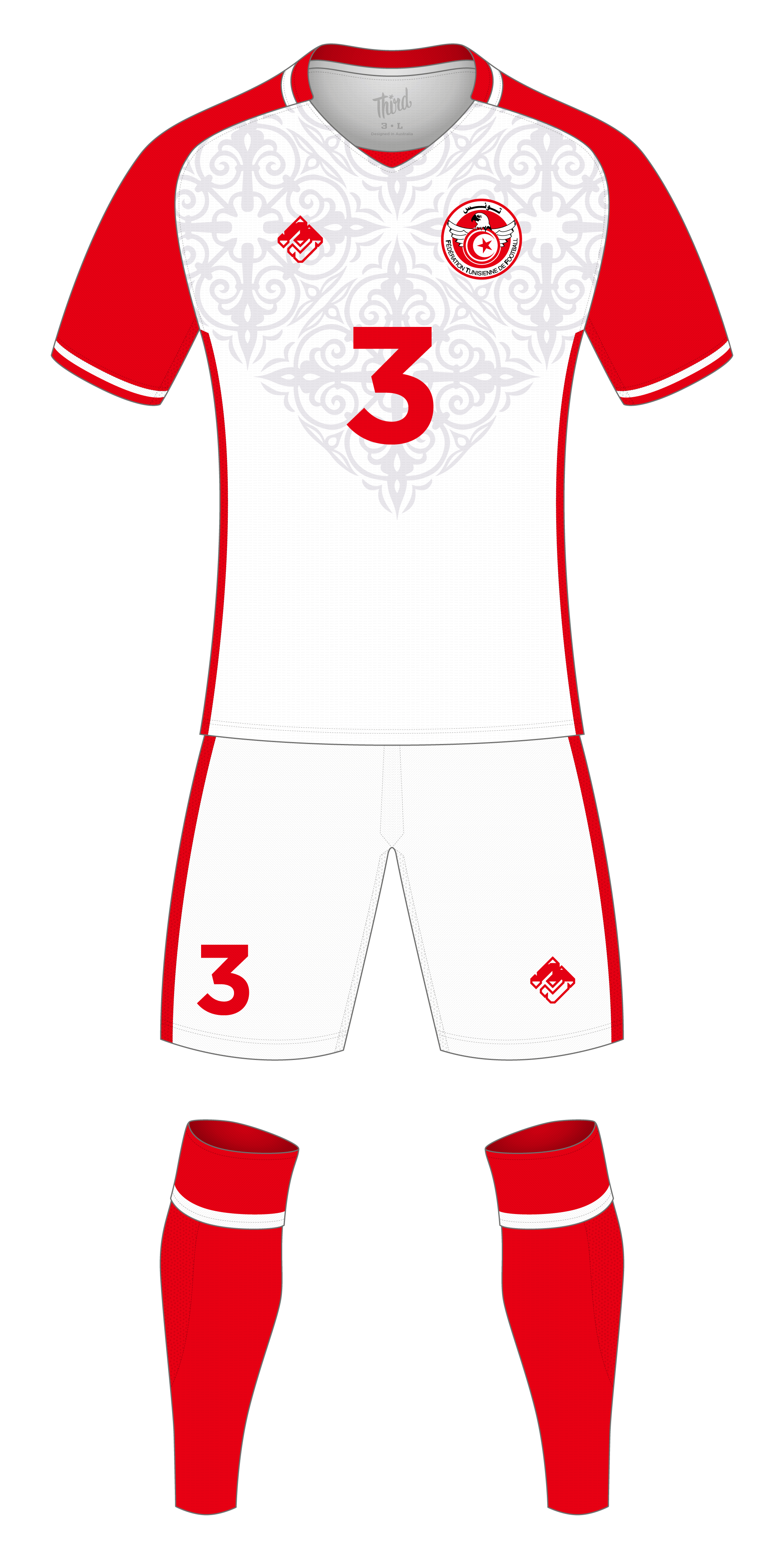 Tunisia World Cup 2018 Concept — Third Sports Design By Dean Robinson